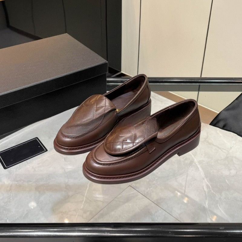 Vintage Rhombus Single Shoes Women SA556