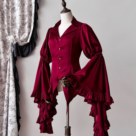 V-neck Shirt with Sleeves SA644