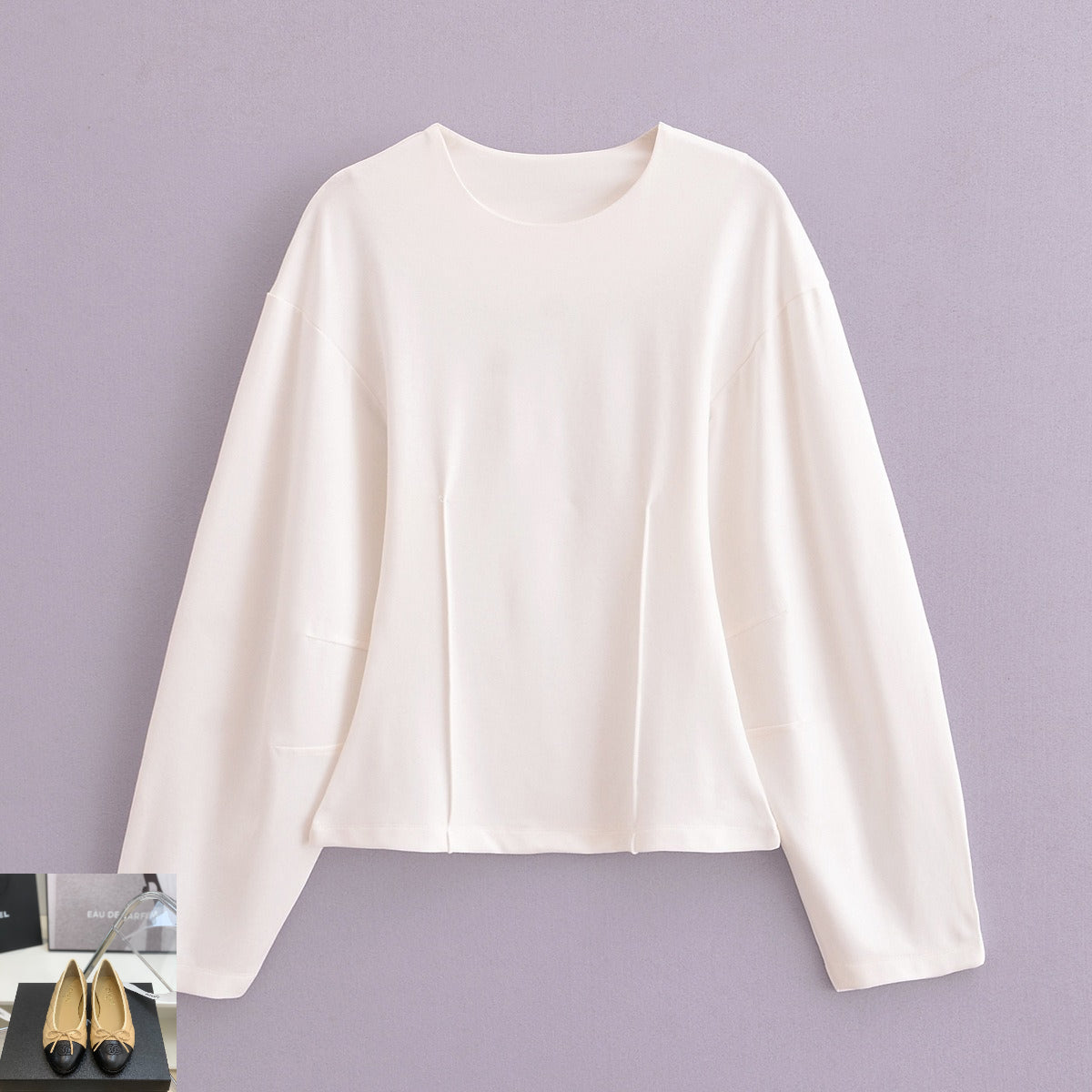 Double-sided Crew Neck Top SA545