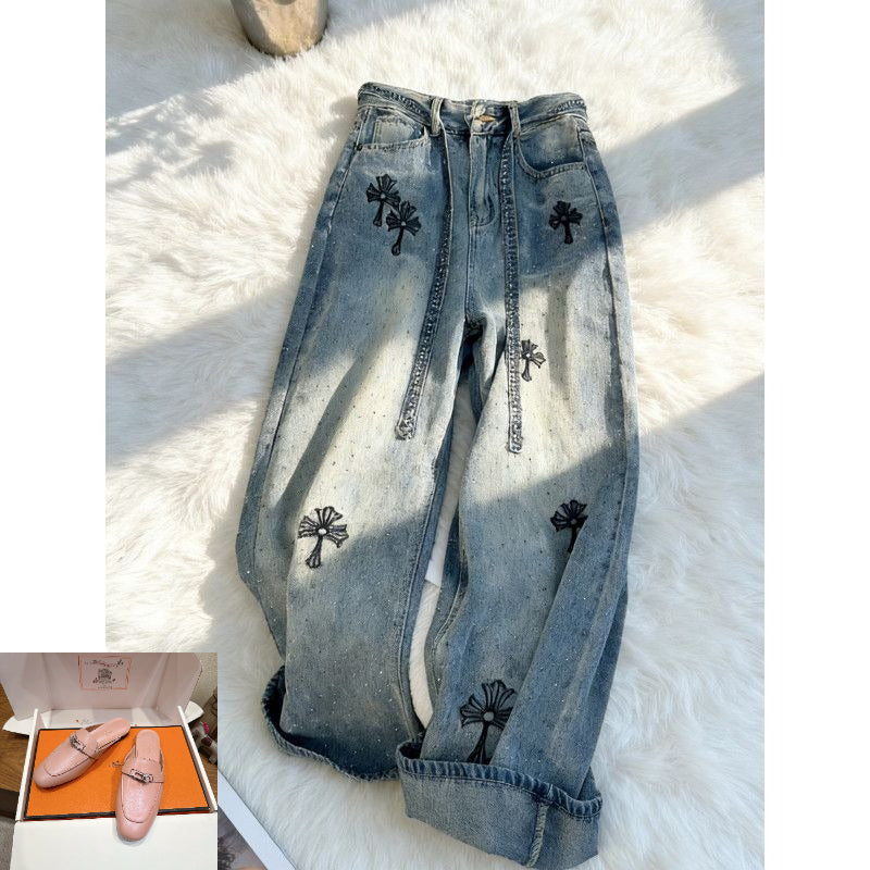 Women's Embroidered Jeans SA903