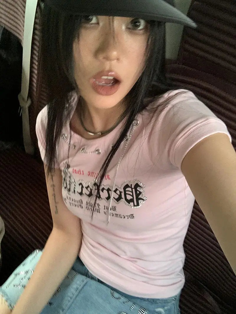 E-girls Aesthetic Y2k Top Grunge