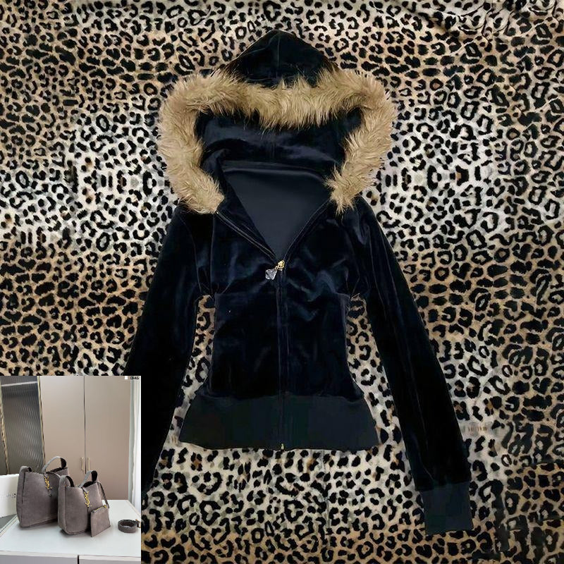 Hooded Sweater Jacket Woman sa456/sa457