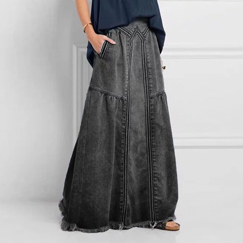 Denim Skirt  69A686