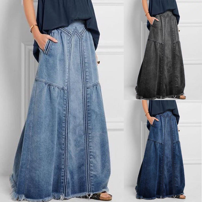Denim Skirt  69A686