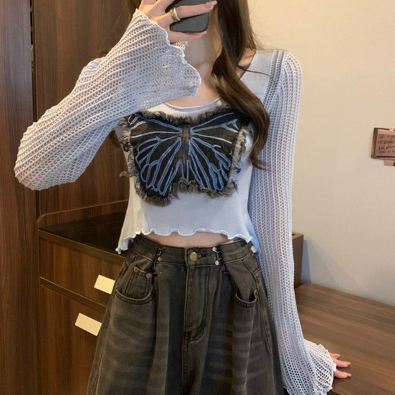 Spicy Girl Style Long-sleeved Knit Sweater SAB155