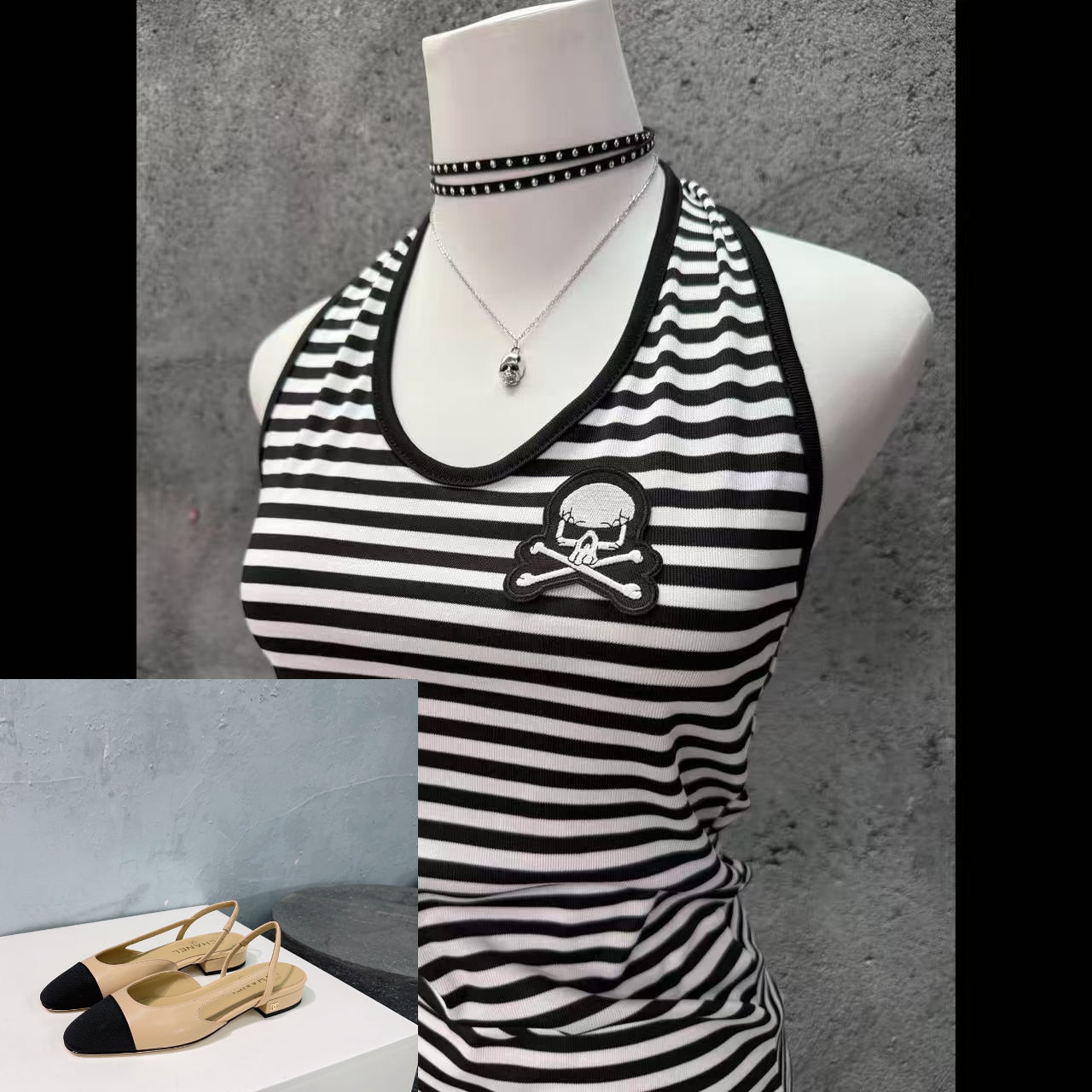 Cross Skull Tank Top SA996