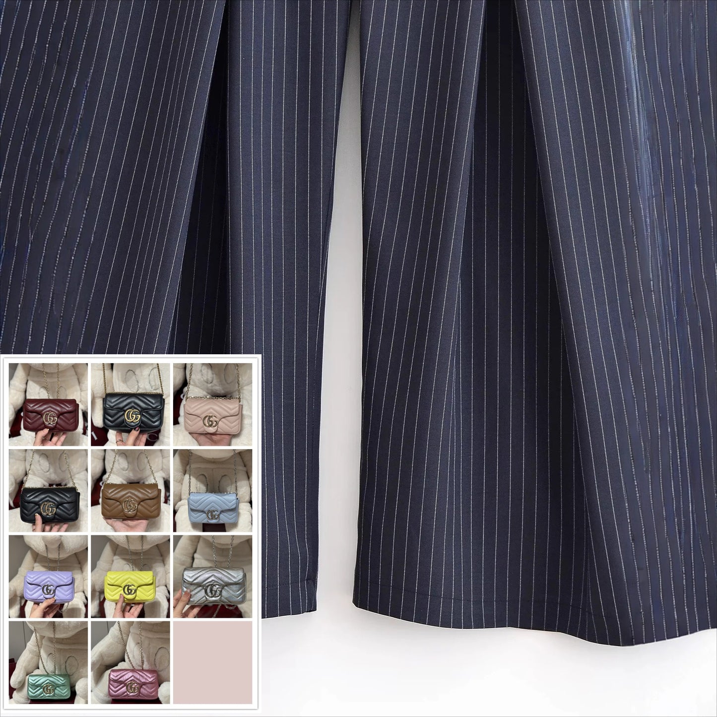 Casual Loose Striped Wide Leg Pants SA548