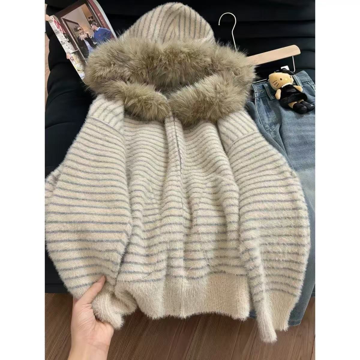 Women's Striped Jacket SAB197