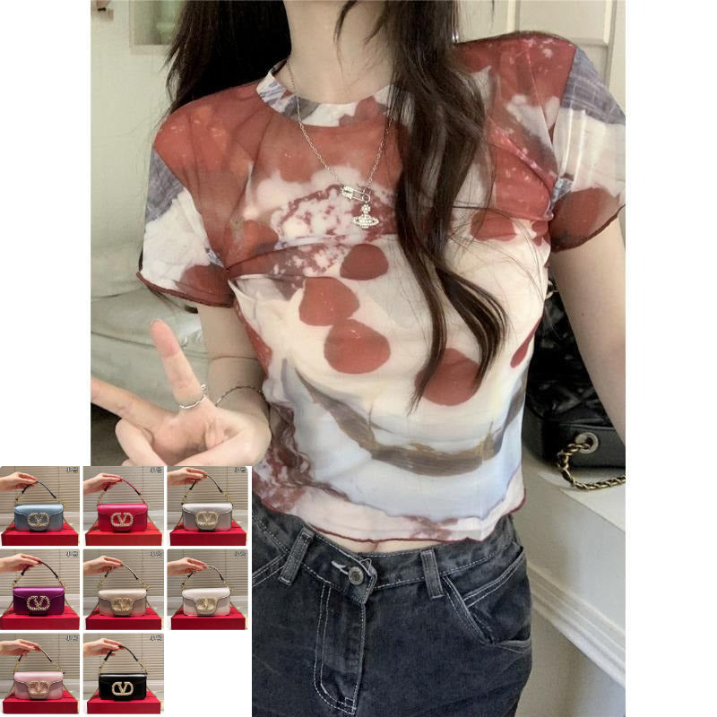 Short Mesh Short-sleeved T-shirt SA860
