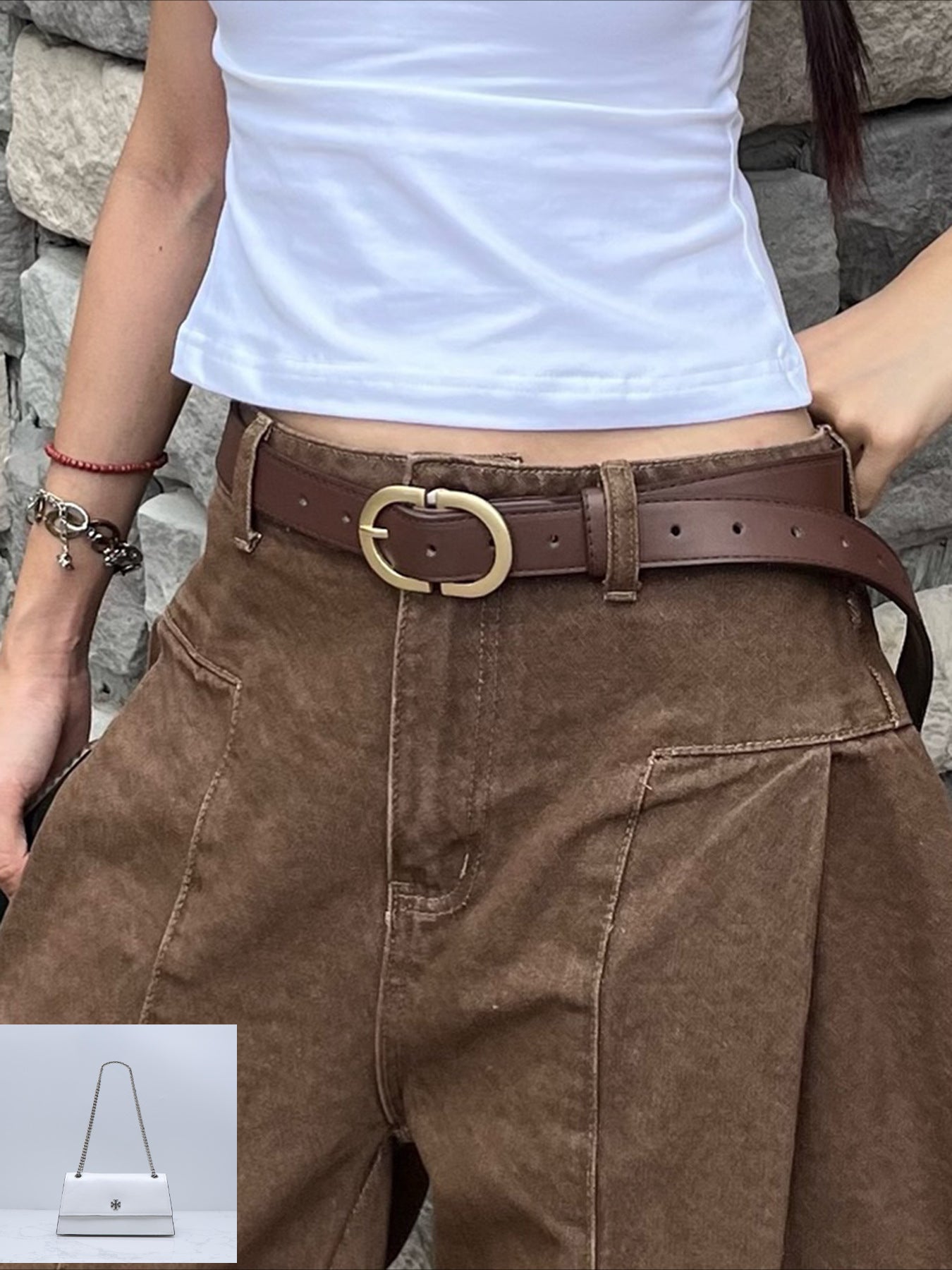Low Waist Denim Trousers SA390
