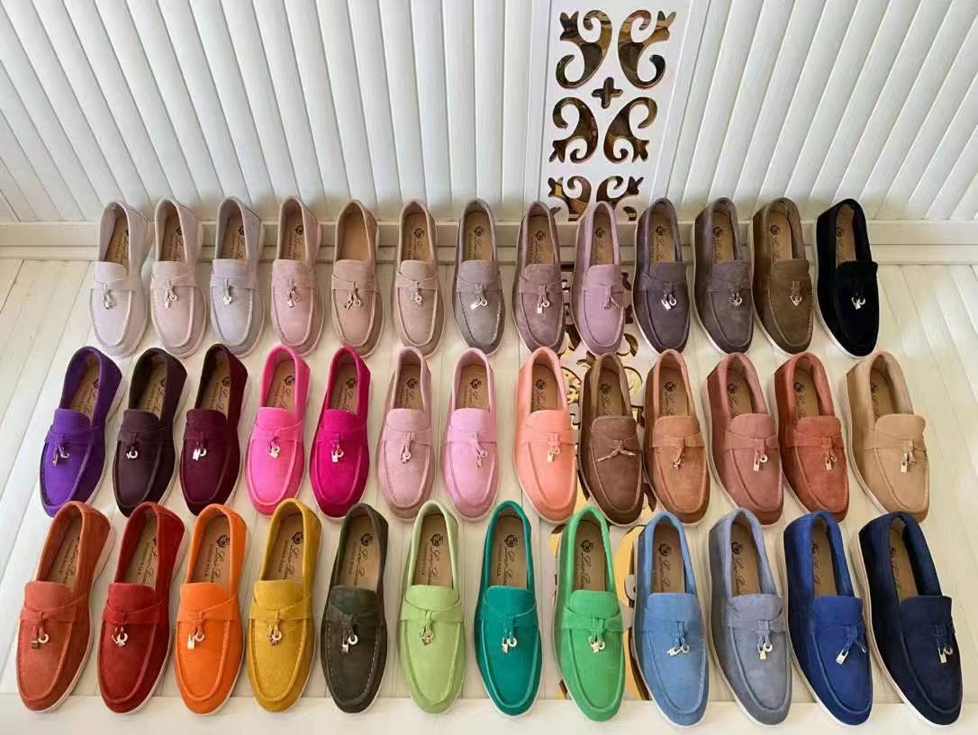 Flat Casual Single Shoes Doudou Shoes  SA622  GOLD metal