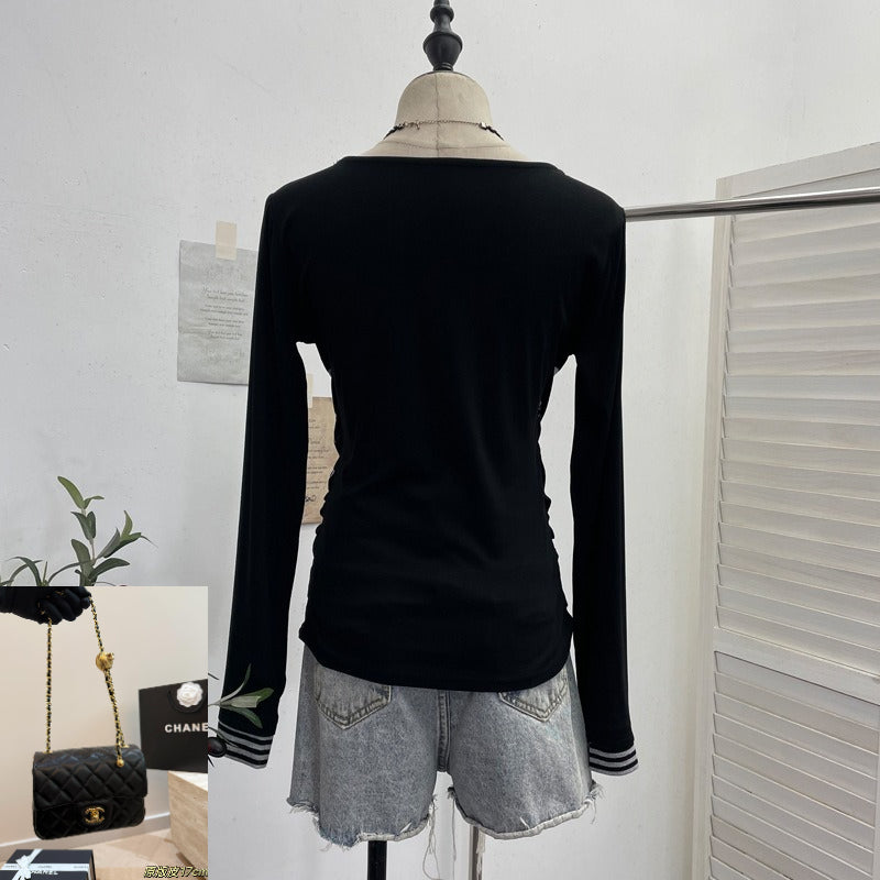 Striped Long Sleeve T-Shirt SA637