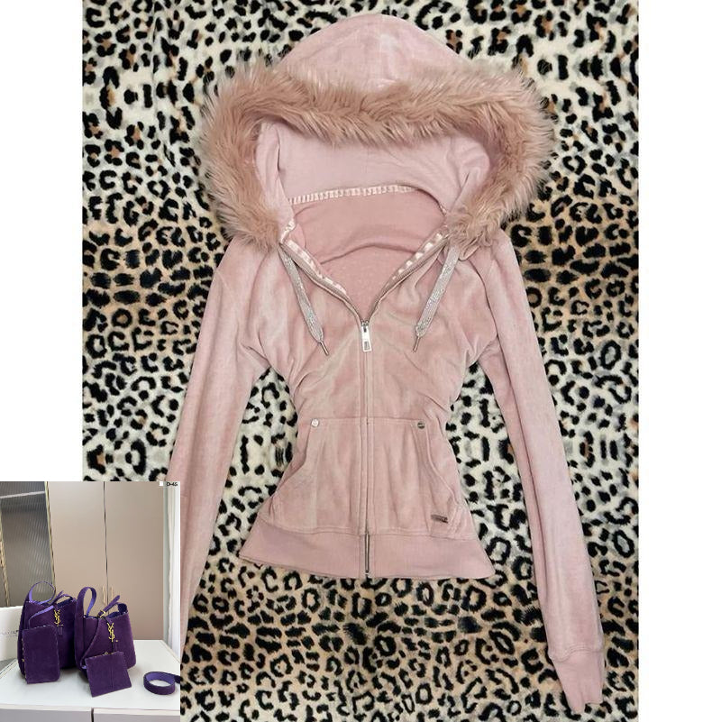 Hooded Sweater Jacket Woman sa456/sa457