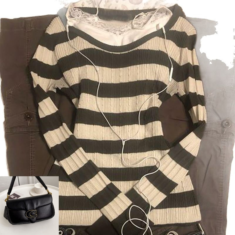 Long-sleeved Slim-fit Sweater  SA458