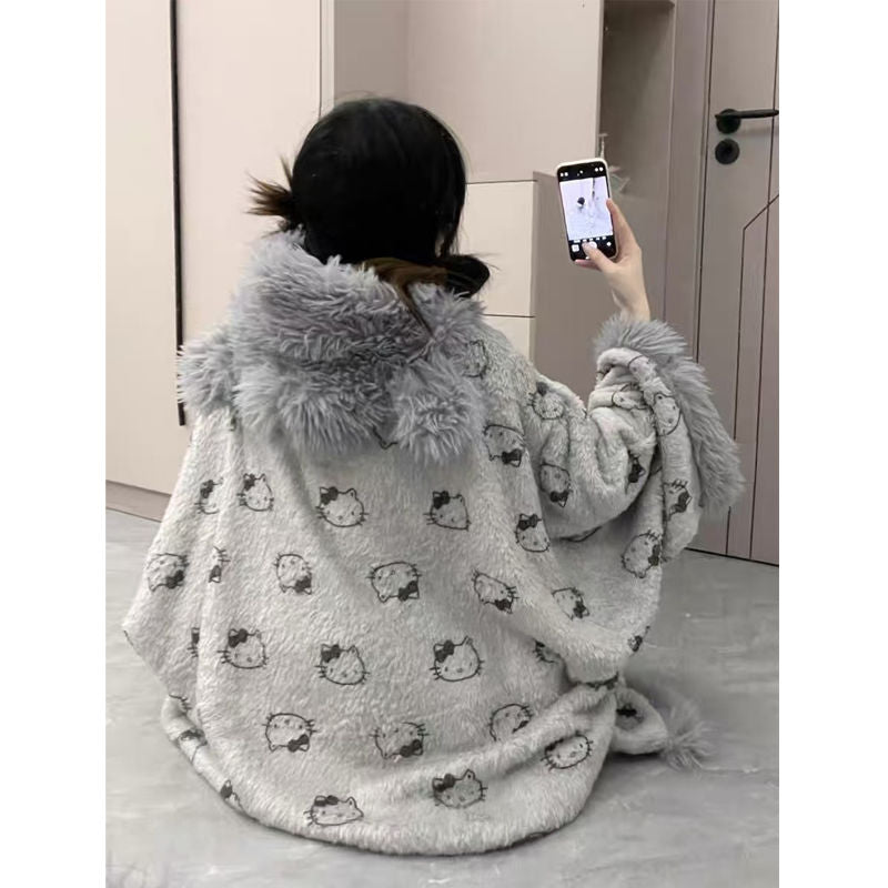Cute Suit Autumn and Winter Nightgown SA392