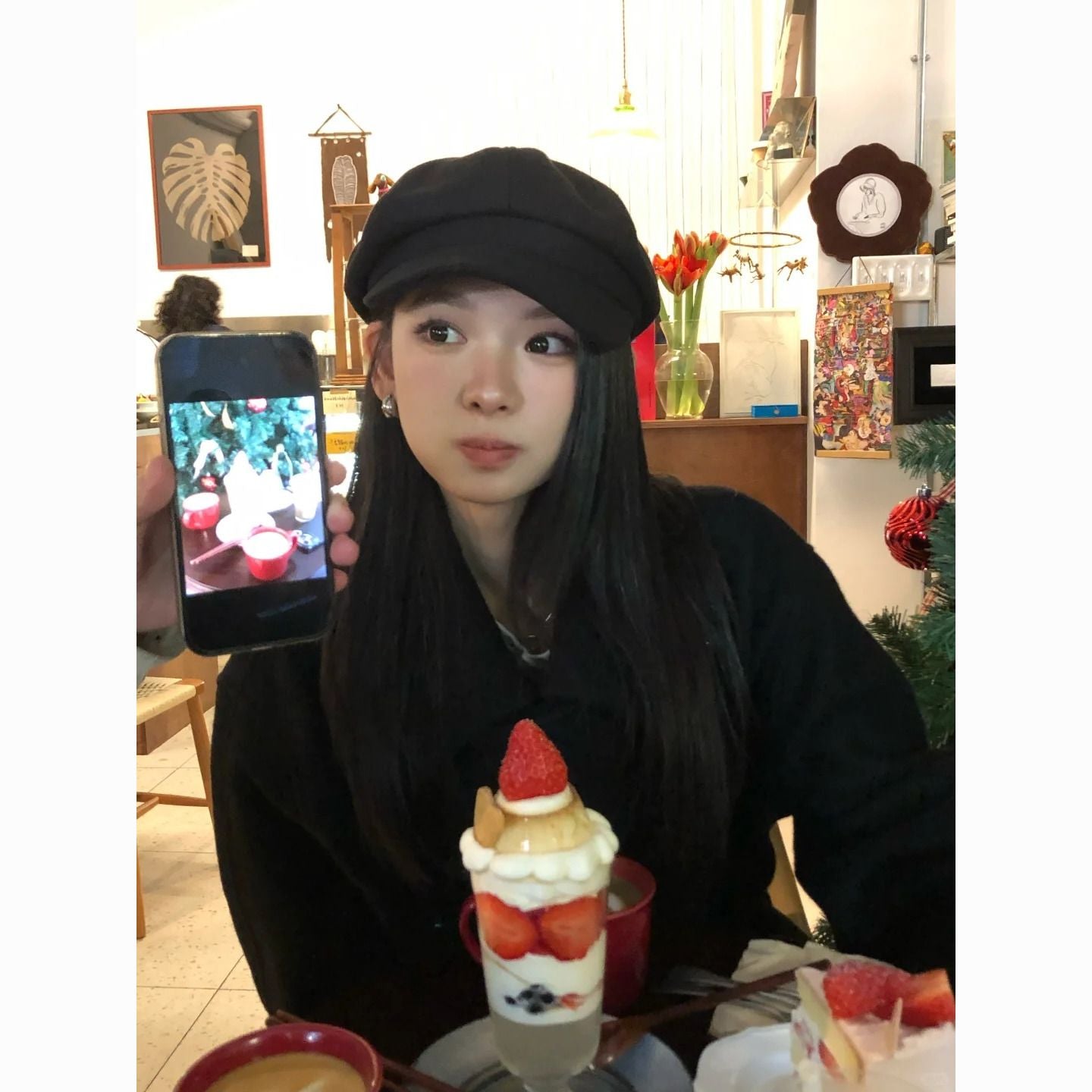 Black Woolen Coat SAB072