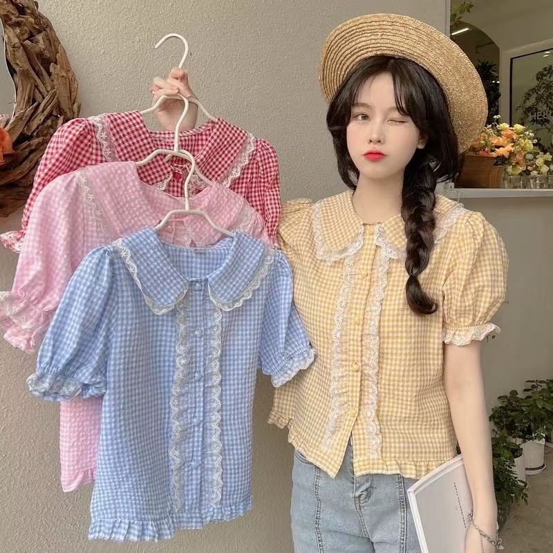 Puff Sleeve Shirt  US 64D107