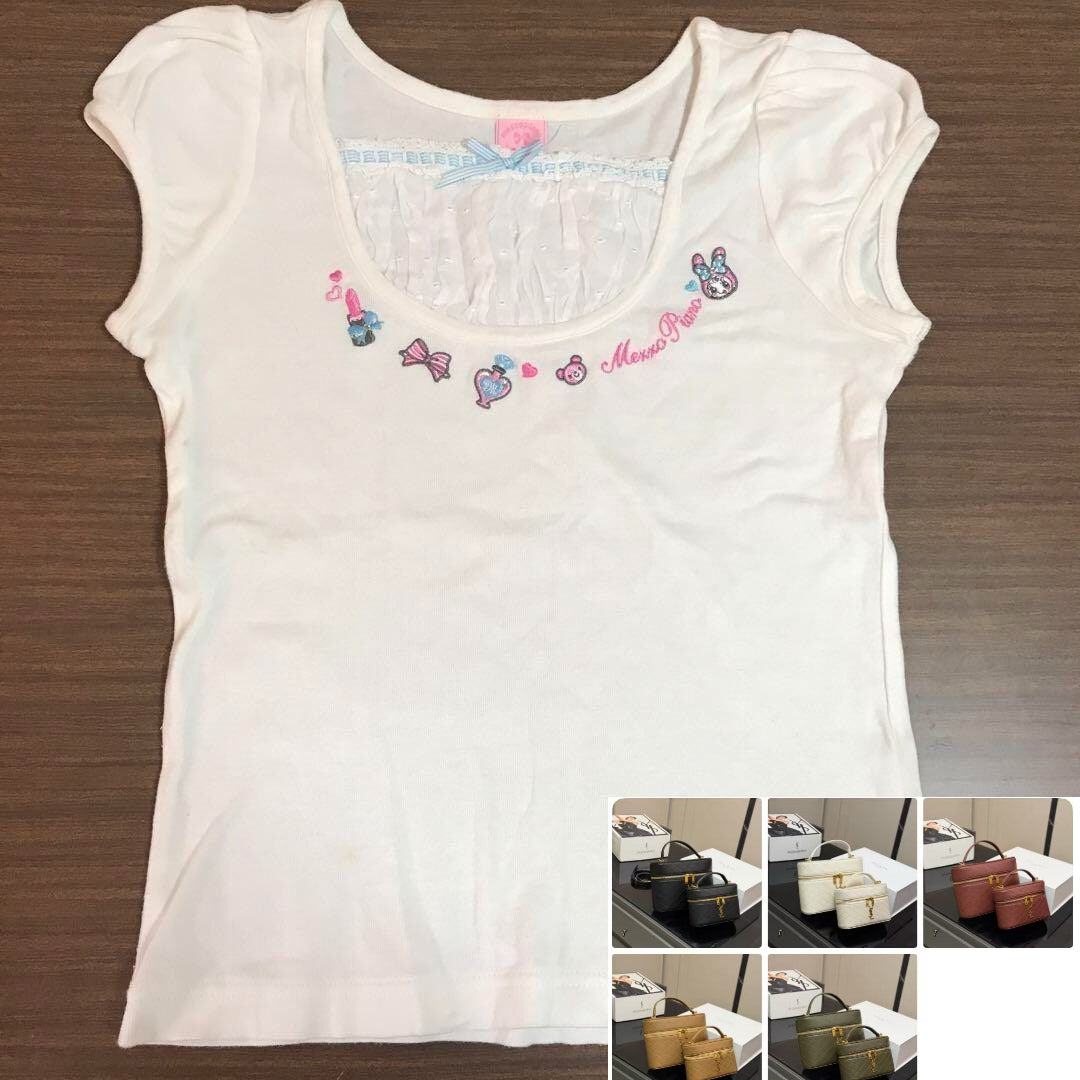 Bow Short-sleeved T-shirt SAB026/SAB027