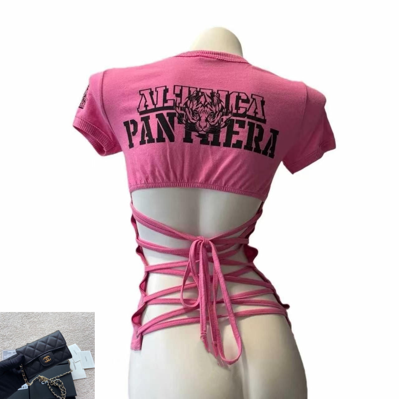 Strappy Short Sleeve Top SAB044