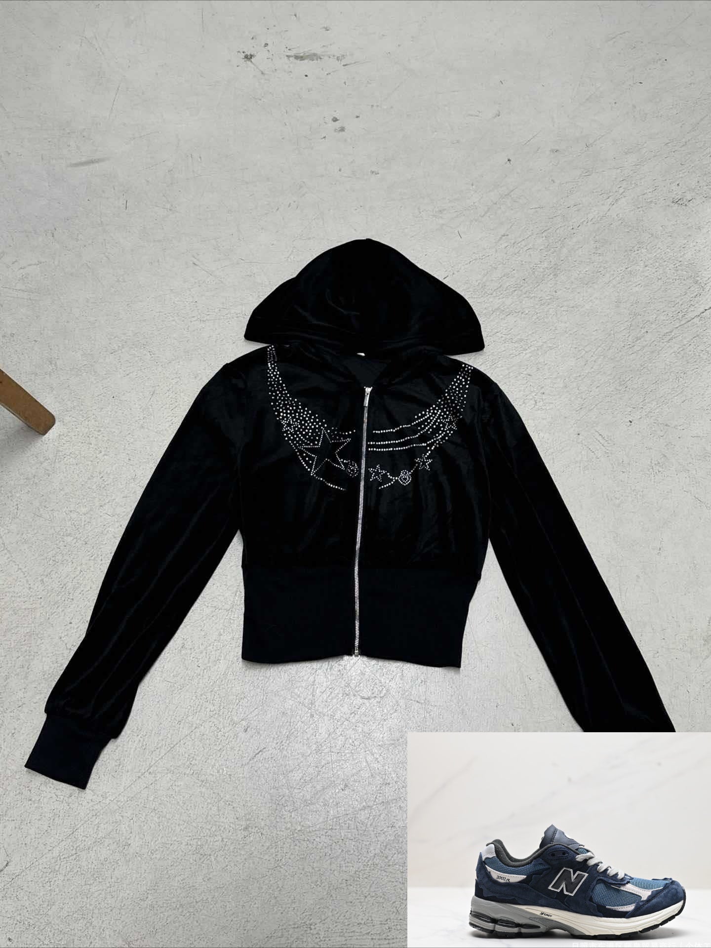 Zip Hooded Long-sleeved Top SA431