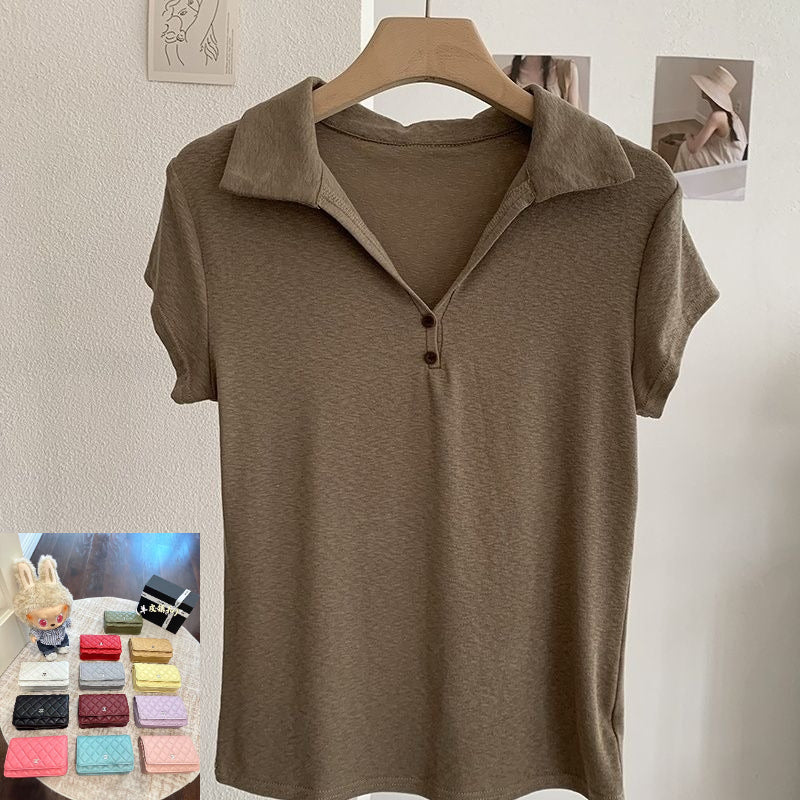 Collared T-shirt, Short Sleeve SAB115