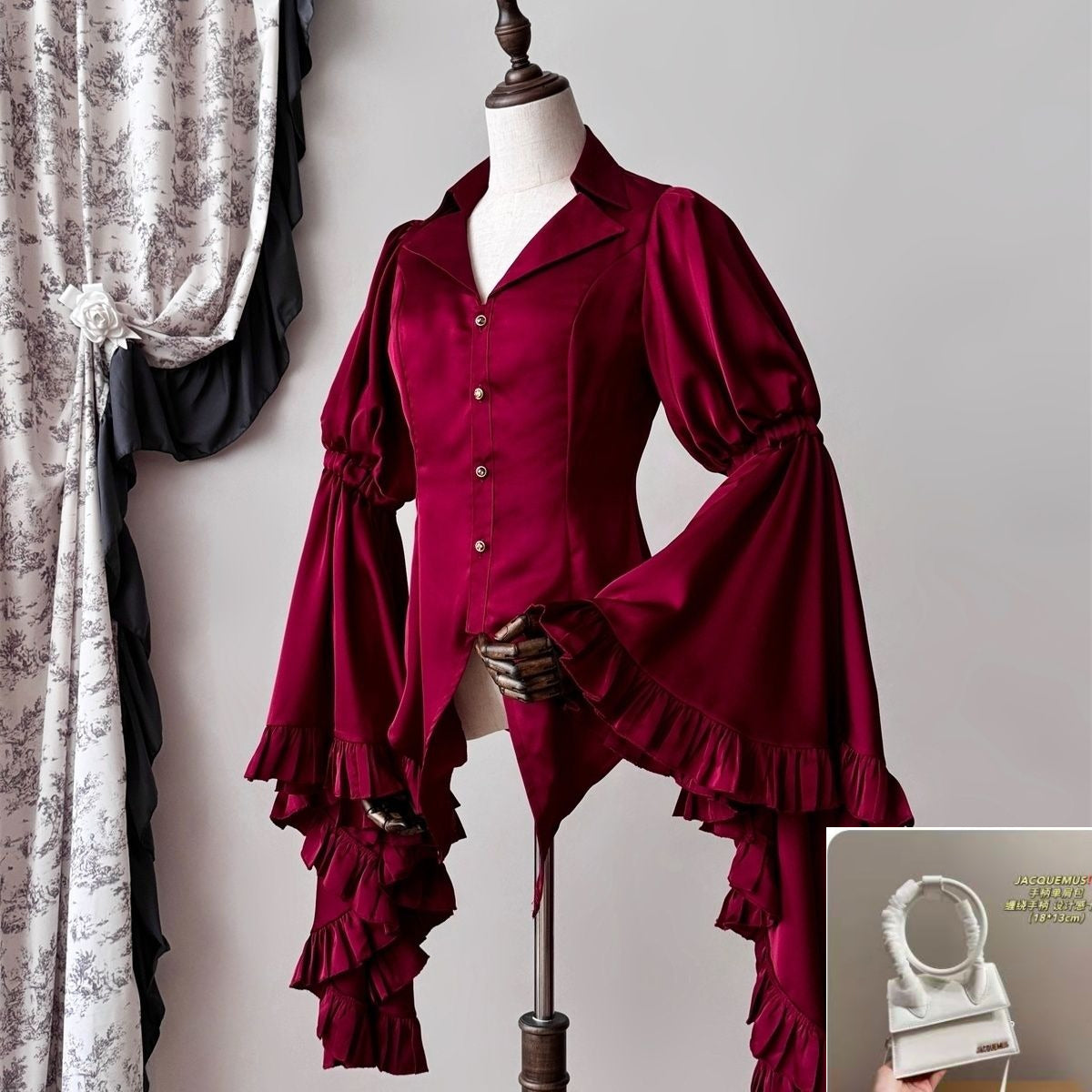 V-neck Shirt with Sleeves SA644