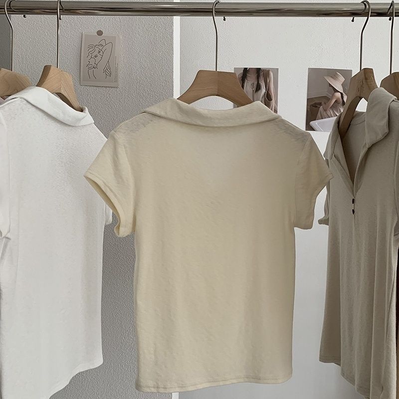 Collared T-shirt, Short Sleeve SAB115
