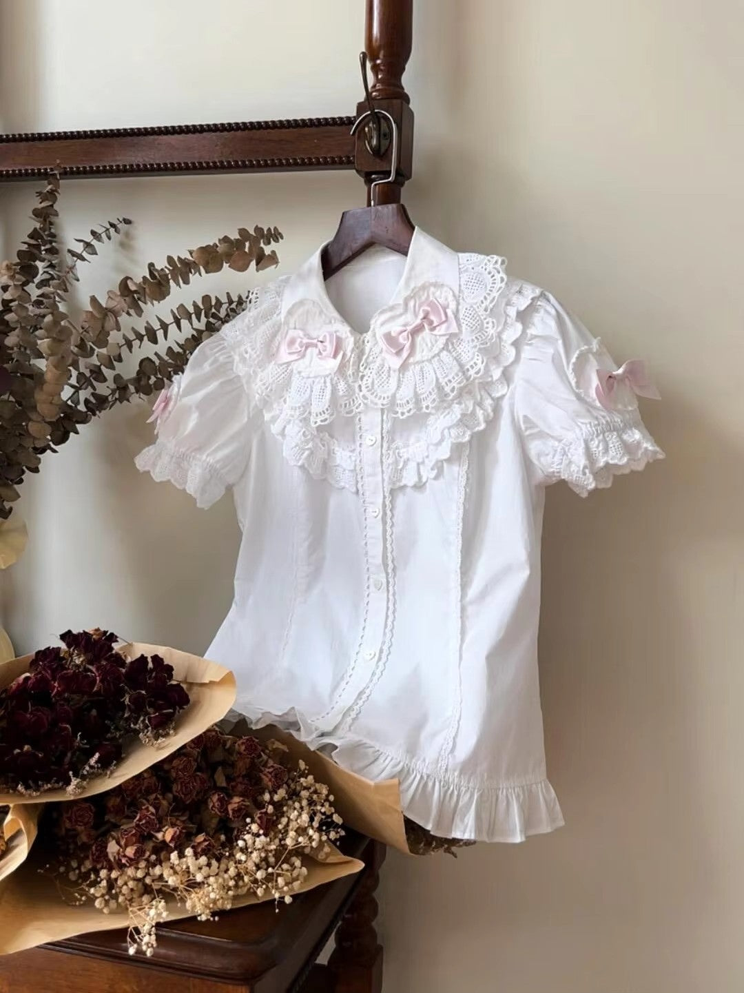 Lolita Shirt Ancient Shirt Japanese 74B630