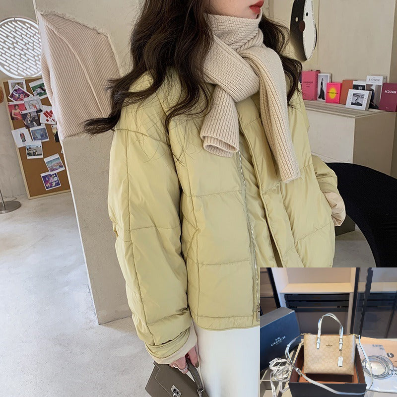 Crew Neck Long Sleeve Thermal Fashion Jacket SA484