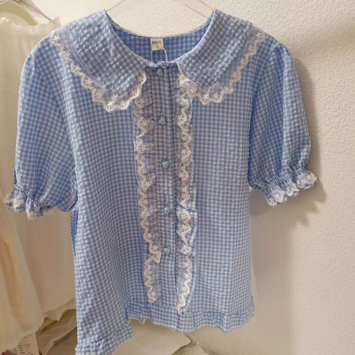 Puff Sleeve Shirt  US 64D107