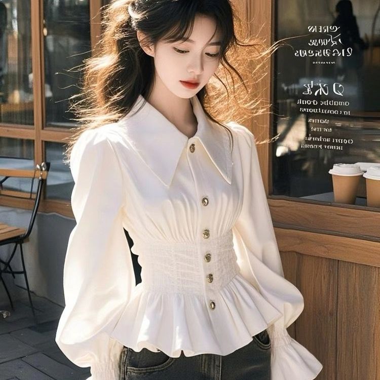 White Long Sleeve Shirt SAB219