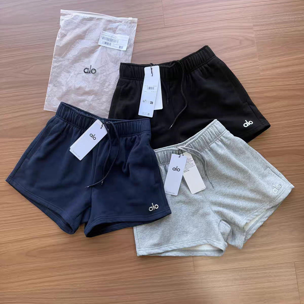 Stand-up Collar Sweater Shorts