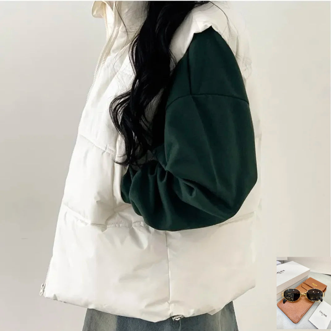 Cotton Vest Stand-up Collar SA112