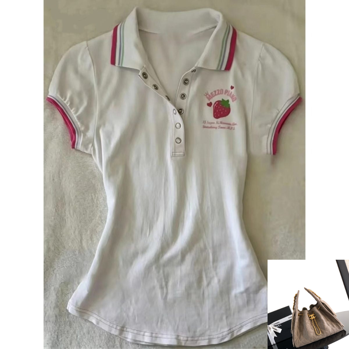Strawberry Short Sleeve T-shirt  SAB028