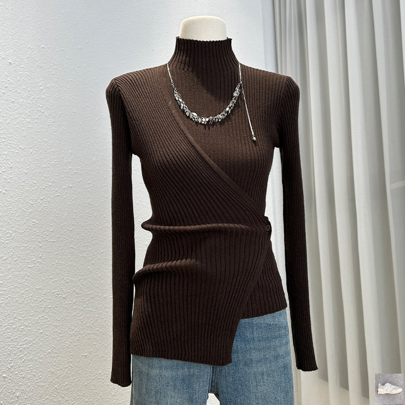 Half High Collar Knit Pullovers SA-52B384