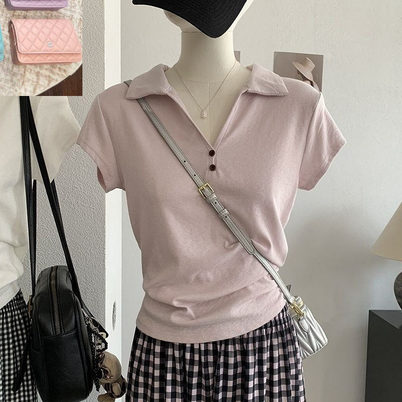 Collared T-shirt, Short Sleeve SAB115