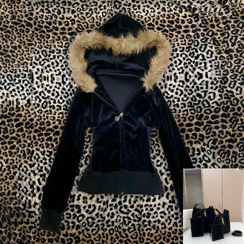 Hooded Sweater Jacket Woman sa456/sa457