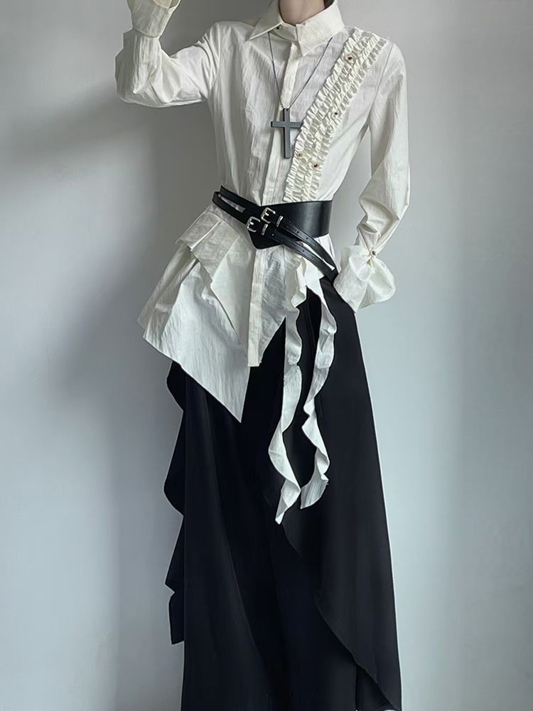 Shirt Skirt Three Piece Set SAB117