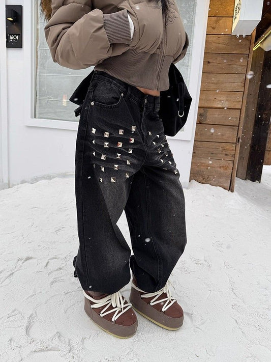 American Retro Wide Leg Jeans SA629