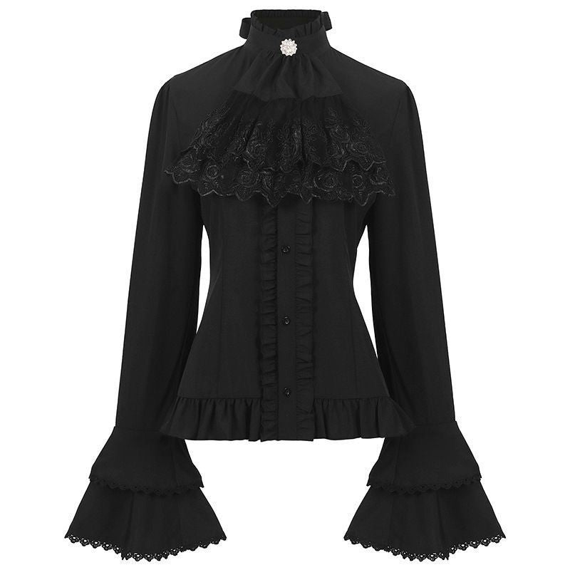 Women's Pleated Shirt  US-64D183