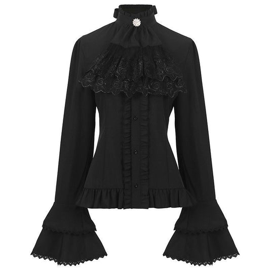 Women's Pleated Shirt  US-64D183