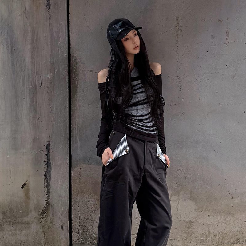 Fake Two-piece Long-sleeved T-shirt SA917