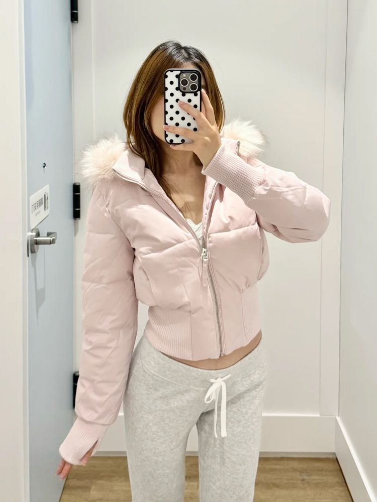Hooded Short Cotton Dress Woman  SA693