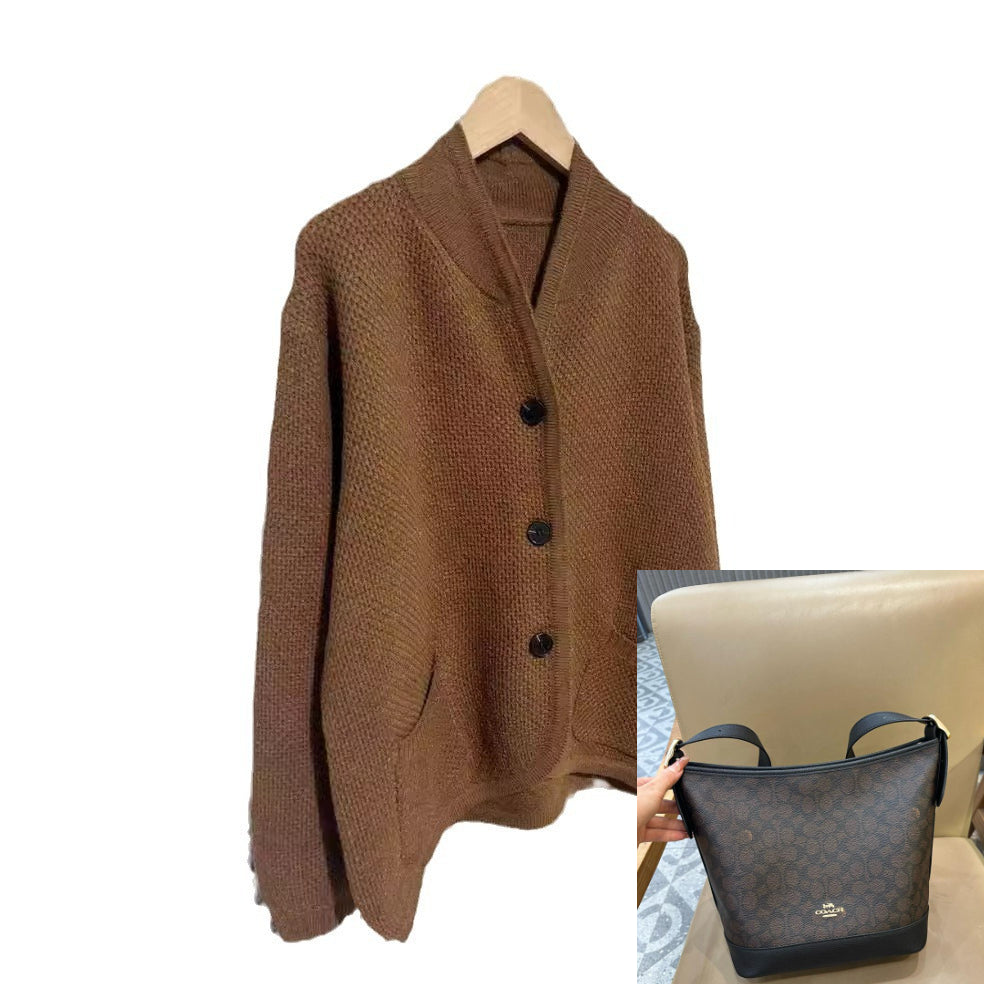 Knitted Cardigan Thin Sweater Jacket SA482