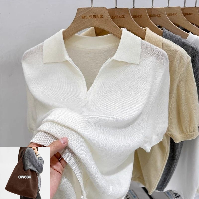 Short Sleeve Sweater SAB161