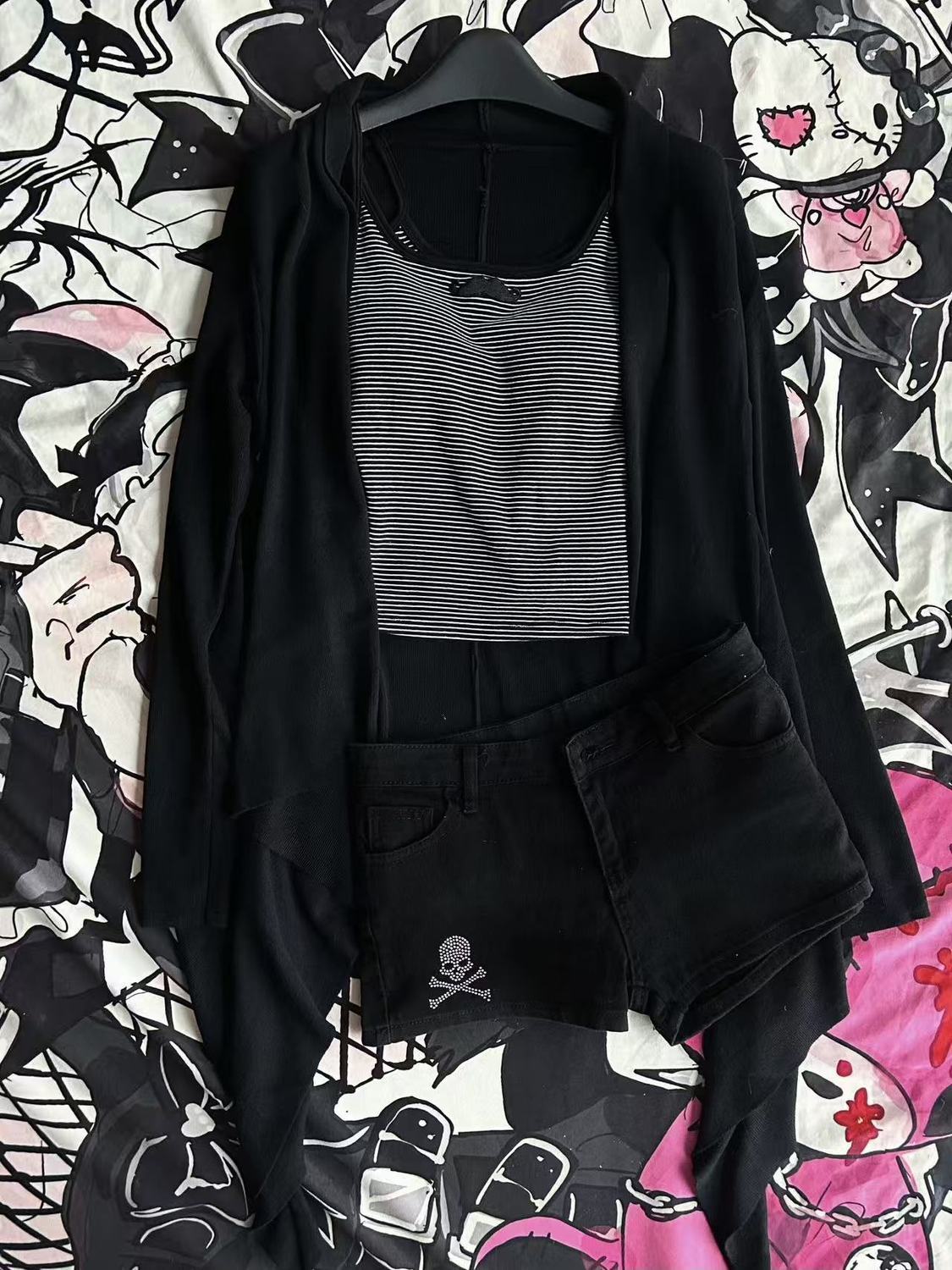 Mustache Striped Camisole SA984
