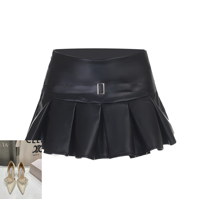 A-line Short Skirt Hot Girl Skirt SAB004
