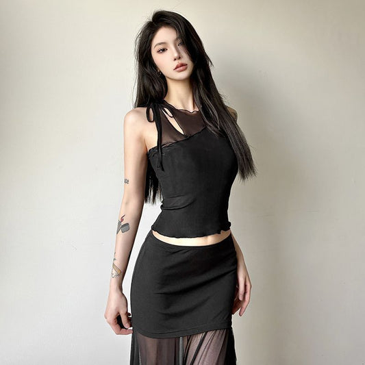 Black Hollow Camisole SA862
