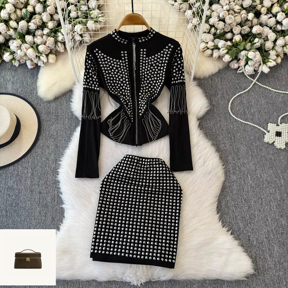 Fashion Patchwork Diamonds Woman 2025 Sets SA240