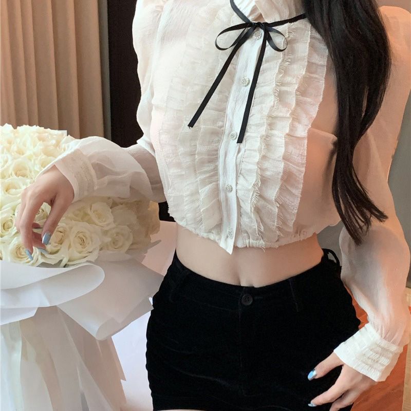 Elegant Mesh Shirt SA954